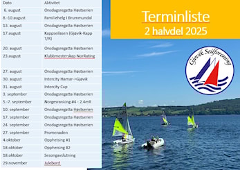 Terminliste versjon 26 Mai
